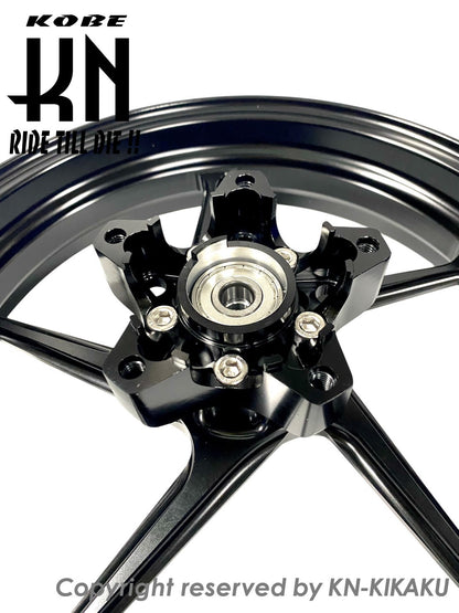 SHARKFACTORY 鍛造アルミホイール前後セット Kタイプ【シグナスX 4/5型】ブラック