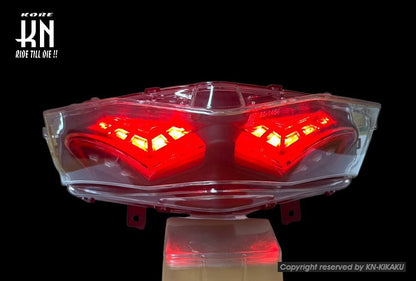 LEDテールアッセン【シグナスX4型/国内/台湾仕様】クリアーレンズ/レッド
