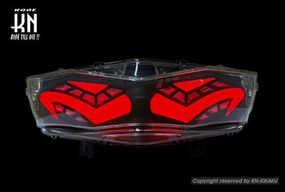 LEDテールアッセン【シグナスX4型/国内/台湾仕様】クリアーレンズ/レッド