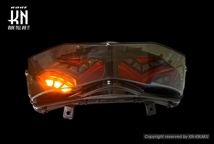 LEDテールアッセン【シグナスX4型/国内/台湾仕様】スモークレンズ/レッド