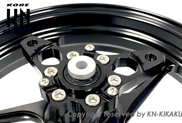 SHARKFACTORY 鍛造アルミホイール前後セット Kタイプ【グリファス】ブラック