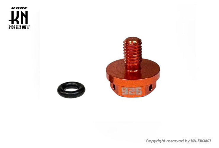 ミッションオイルキャップタイプ2【ホンダスクーター系/M8】オレンジ